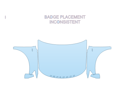 2026 FORD EXPLORER ST-LINE HOOD FENDERS MIRRORS FULL (WRAPPED EDGES)