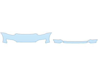 2025 TESLA MODEL Y BASE BUMPER NO CUTOUTS