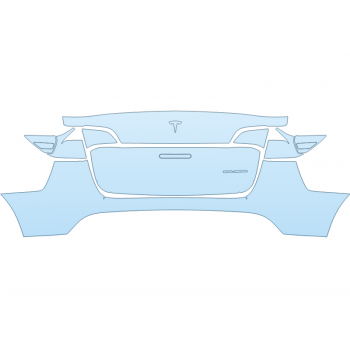 2025 TESLA MODEL Y BASE REAR BUMPER 2025 TESLA MODEL Y BASE REAR BUMPER