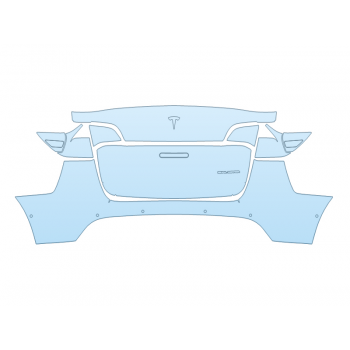 2025 TESLA MODEL Y BASE REAR BUMPER W SENSORS 2025 TESLA MODEL Y BASE REAR BUMPER W SENSORS