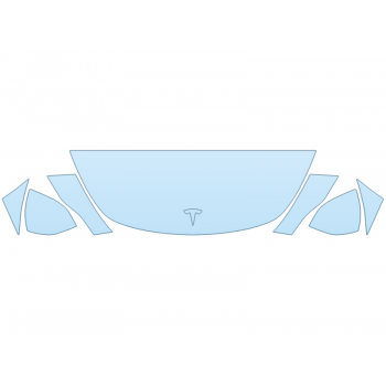 2025 TESLA MODEL Y BASE HOOD FENDERS MIRRORS 18 INCH STRAIGHT