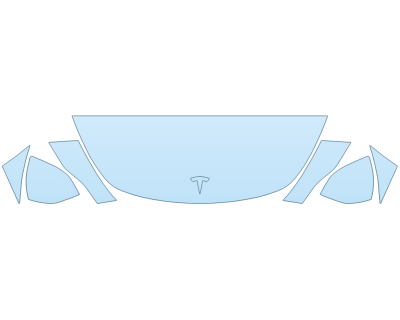 2025 TESLA MODEL Y BASE HOOD FENDERS MIRRORS 18 INCH STRAIGHT
