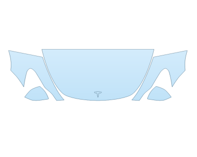 2025 TESLA MODEL Y BASE HOOD FENDERS MIRRORS 30 INCH STRAIGHT