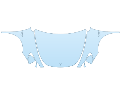 2025 TESLA MODEL Y BASE HOOD FENDERS MIRRORS FULL (WRAPPED EDGES)