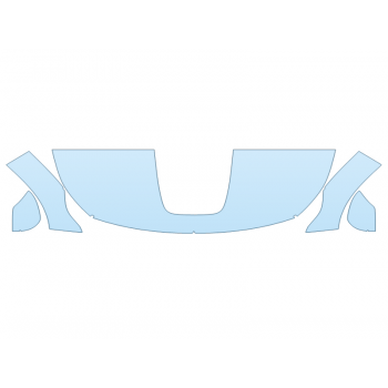 2024 SUBARU OUTBACK WILDERNESS HOOD FENDERS MIRRORS 24 INCH STRAIGHT (WRAPPED EDGES)