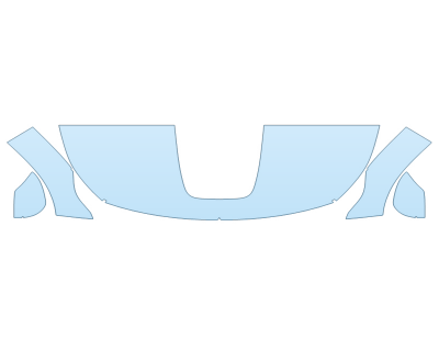 2024 SUBARU OUTBACK WILDERNESS HOOD FENDERS MIRRORS 24 INCH STRAIGHT (WRAPPED EDGES)