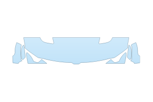 2027 RAM 1500 REBEL HOOD FENDERS MIRRORS 18 INCH STRAIGHT (WRAPPED EDGES)