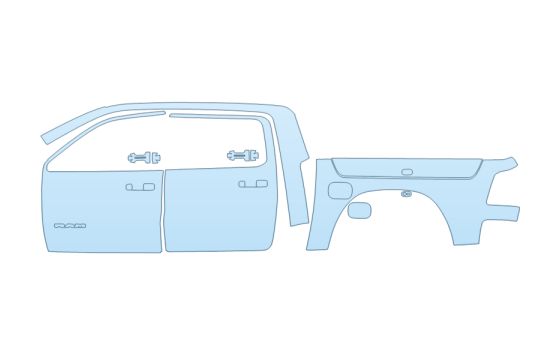 2027 RAM 1500 REBEL FULL DRIVER SIDE W/RAM BOX