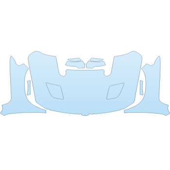 2025 RAM 1500 REBEL HOOD FENDERS MIRRORS FULL (WRAPPED EDGES)