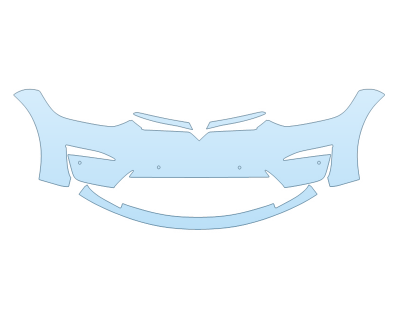 2025 TESLA MODEL X PLAID BUMPER W SENSORS 2025 TESLA MODEL X PLAID BUMPER W SENSORS