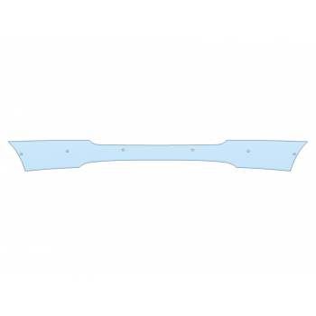 2025 TESLA MODEL X PLAID REAR BUMPER W SENSORS