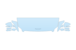 2027 GENESIS ELECTRIFIED GV70 AWD HOOD FENDERS MIRRORS 24 INCH STRAIGHT (WRAPPED EDGES)