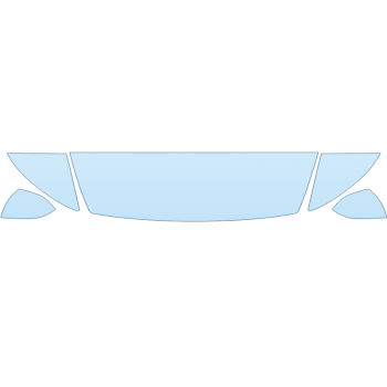 2026 TESLA MODEL Y LAUNCH EDITION HOOD FENDERS MIRRORS 18 INCH STRAIGHT (WRAPPED EDGES)