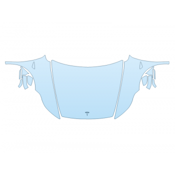 2026 TESLA MODEL Y PERFORMANCE AWD HOOD FENDERS MIRRORS FULL (WRAPPED EDGES)