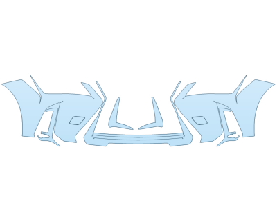 2025 LEXUS UX 300H F SPORT BUMPER