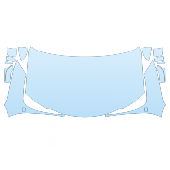 2026 LEXUS UX 300H F SPORT HOOD FENDERS MIRRORS FULL (WRAPPED EDGES)