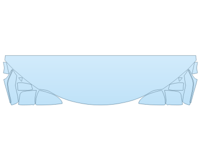 2025 LEXUS UX 300H PREMIUM HOOD FENDERS MIRRORS 18 INCH STRAIGHT