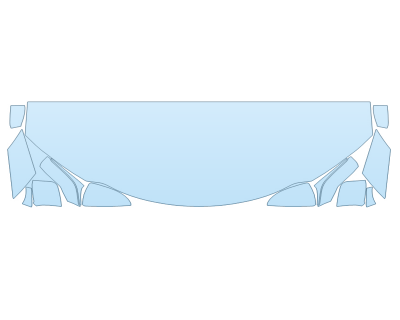 2025 LEXUS UX 300H PREMIUM HOOD FENDERS MIRRORS 24 INCH STRAIGHT