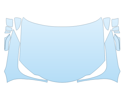 2025 LEXUS UX 300H PREMIUM HOOD FENDERS MIRRORS FULL (WRAPPED EDGES)