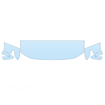 2026 GMC CANYON AT4 HOOD FENDERS MIRRORS 24 INCH STRAIGHT (WRAPPED EDGES) paint protection film kit