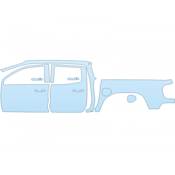 2025 GMC CANYON AT4 FULL DRIVER SIDE NO BADGES paint protection film kit