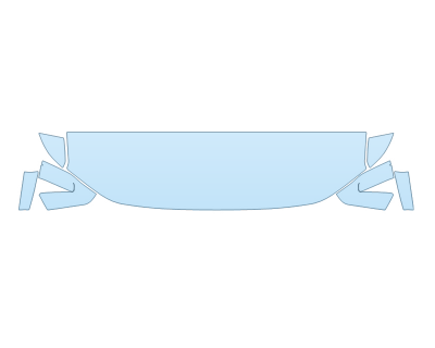 2025 GMC CANYON AT4X HOOD FENDERS MIRRORS 18 INCH STRAIGHT PPF kit 2025 GMC CANYON AT4X HOOD FENDERS MIRRORS 18 INCH STRAIGHT paint protection film kit