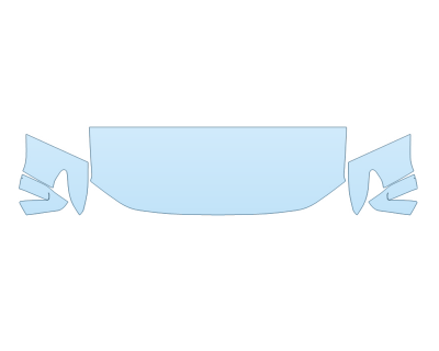 2025 GMC CANYON AT4X HOOD FENDERS MIRRORS 24 INCH STRAIGHT PPF kit 2025 GMC CANYON AT4X HOOD FENDERS MIRRORS 24 INCH STRAIGHT paint protection film kit