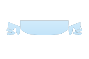2027 GMC CANYON AT4X HOOD FENDERS MIRRORS 24 INCH STRAIGHT (WRAPPED EDGES)