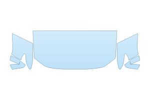 2027 GMC CANYON AT4X HOOD FENDERS MIRRORS 30 INCH STRAIGHT (WRAPPED EDGES)
