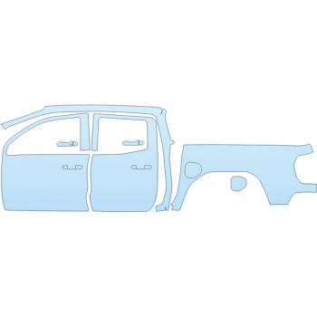 2026 GMC CANYON AT4X FULL DRIVER SIDE NO BADGES PPF kit 2026 GMC CANYON AT4X FULL DRIVER SIDE NO BADGES paint protection film kit