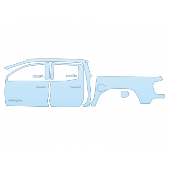 2024 GMC CANYON AT4X FULL DRIVER SIDE W/BADGES PPF kit 2024 GMC CANYON AT4X FULL DRIVER SIDE W/BADGES paint protection film kit