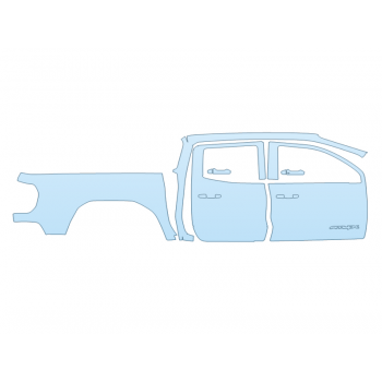 2025 GMC CANYON AT4X FULL PASSENGER SIDE W/BADGES paint protection film kit