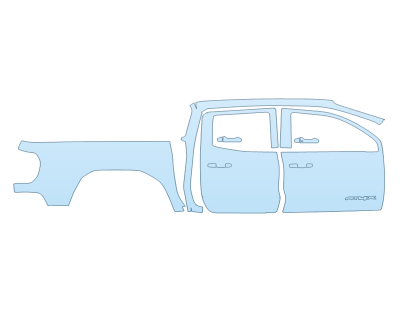 2025 GMC CANYON AT4X FULL PASSENGER SIDE W/BADGES PPF kit 2025 GMC CANYON AT4X FULL PASSENGER SIDE W/BADGES paint protection film kit