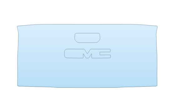 2027 GMC CANYON AT4X FULL TAILGATE KIT NO BADGES paint protection film kit