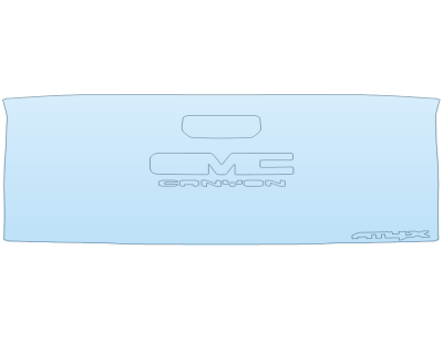 2025 GMC CANYON AT4X FULL TAILGATE KIT W/BADGES PPF kit 2025 GMC CANYON AT4X FULL TAILGATE KIT W/BADGES paint protection film kit