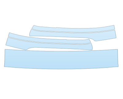 2025 GMC CANYON AT4X ROOF PILLARS PPF kit 2025 GMC CANYON AT4X ROOF PILLARS paint protection film kit