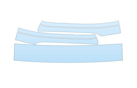 2027 GMC CANYON AT4X ROOF PILLARS paint protection film kit