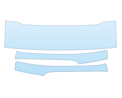 2025 GMC CANYON AT4X ROOF PILLARS W/SUNROOF PPF kit 2025 GMC CANYON AT4X ROOF PILLARS W/SUNROOF paint protection film kit