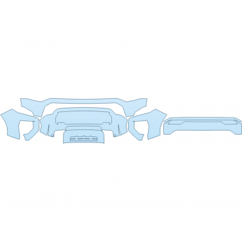 2026 GMC CANYON DENALI BUMPER W SENSORS paint protection film kit