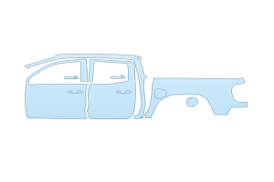 2027 GMC CANYON DENALI FULL DRIVER SIDE NO BADGES