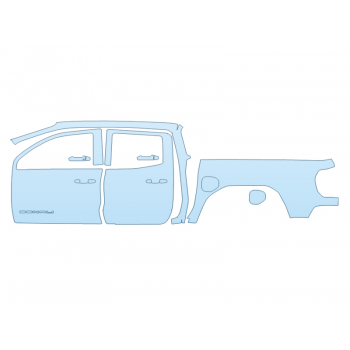 2025 GMC CANYON DENALI FULL DRIVER SIDE W/BADGES PPF kit 2025 GMC CANYON DENALI FULL DRIVER SIDE W/BADGES paint protection film kit