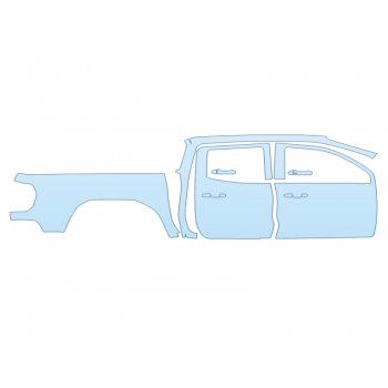 2024 GMC CANYON DENALI FULL PASSENGER SIDE NO BADGES paint protection film kit