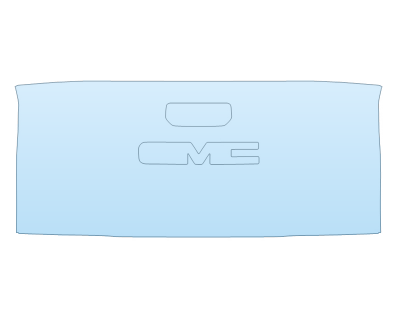 2025 GMC CANYON DENALI FULL TAILGATE KIT NO BADGES paint protection film kit