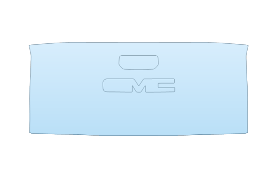2027 GMC CANYON DENALI FULL TAILGATE KIT NO BADGES paint protection film kit