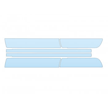 2024 GMC CANYON DENALI ROCKERS DOOR SPLASHES paint protection film kit