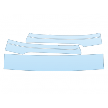 2023 GMC CANYON DENALI ROOF PILLARS paint protection film kit