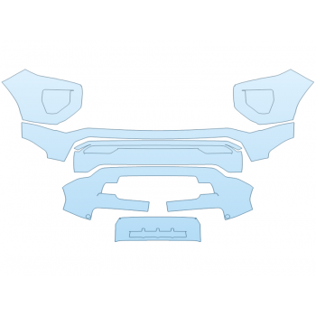 2025 GMC CANYON ELEVATION BUMPER paint protection film kit