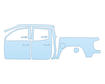 2025 GMC CANYON ELEVATION FULL DRIVER SIDE NO BADGES