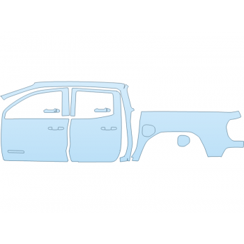 2025 GMC CANYON ELEVATION FULL DRIVER SIDE W/BADGES PPF kit 2025 GMC CANYON ELEVATION FULL DRIVER SIDE W/BADGES paint protection film kit