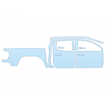 2023 GMC CANYON ELEVATION FULL PASSENGER SIDE NO BADGES PPF kit 2023 GMC CANYON ELEVATION FULL PASSENGER SIDE NO BADGES paint protection film kit